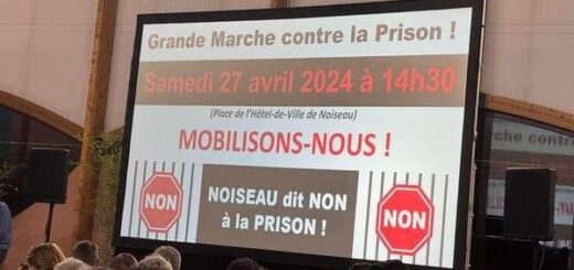 Grande marche contre la prison de Noiseau - AMC94